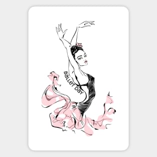 Ballet Day, ballerina Magnet